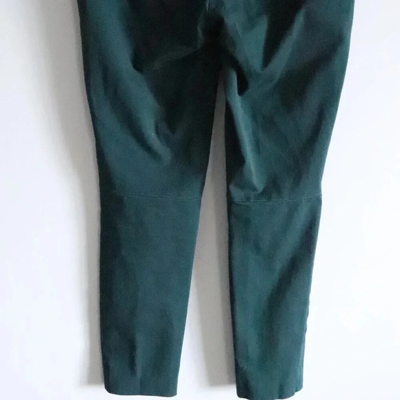 Aritzia Babaton Ellis Size 6 Green Women's Straight Leg Ankle Trouser Pants - Picture 7 of 14